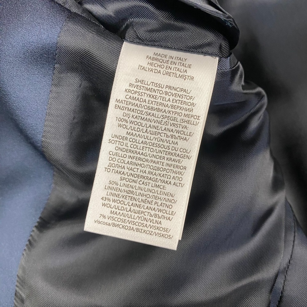 Polo Ralph Lauren Mens Wool Barathea Tuxedo 42L Tailored fit blue NWOT Italy - Picture 5 of 16